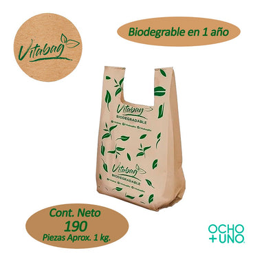 BOLSA CAMISETA BIO VITABAG POLISEDA MEDIANA 1 KG