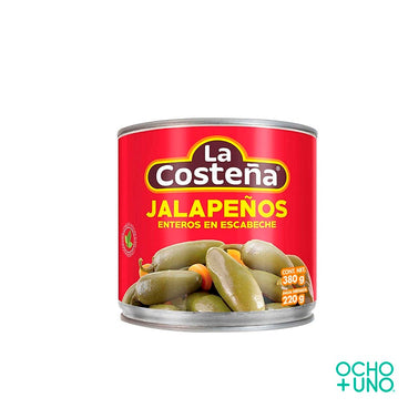 CHILES JALAPEÑOS LA COSTEÑA 380 GR