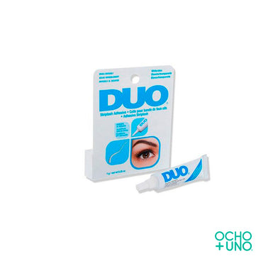 PEGAMENTO DUO PARA PESTAÑAS TRANSPARENTE ESTUCHE AZUL 7 GR