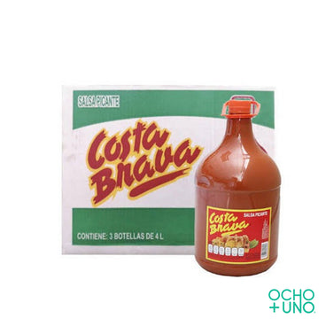 SALSA COSTA BRAVA GALON 4 LT CARTON C/3 PZAS