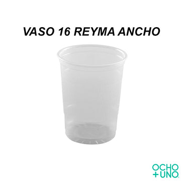 VASO 16 REYMA ANCHO C/25 PZAS