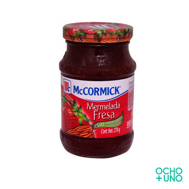 MERMELADA DE FRESA MCCORMICK FRASCO 270 GRS