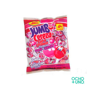 PALETA CEREZA ROJA JUMBO C/50 PZAS