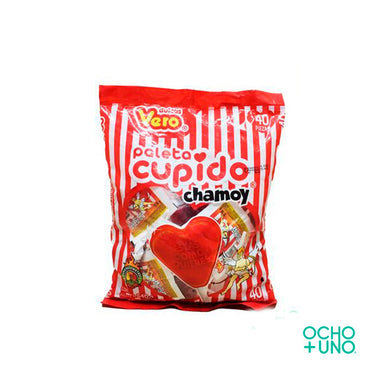 PALETA CUPIDO CHAMOY C/40 PZAS