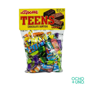 CHOCOLATE LAPOSSE TEENS SURTIDO 350 GR