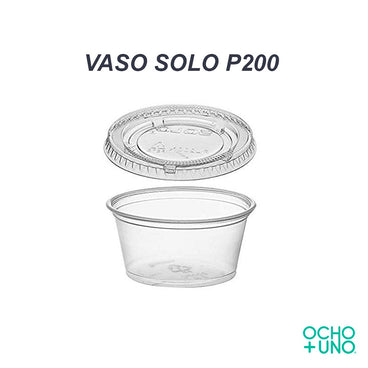 VASO SOLO P200 C/250 PZAS