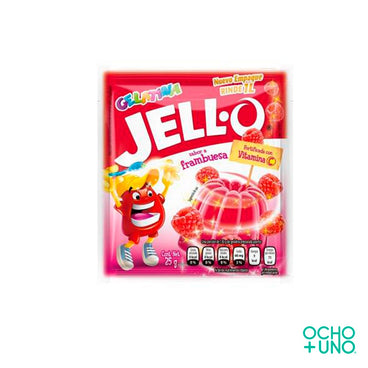 GELATINA JELLO FRAMBUESA 25 GR