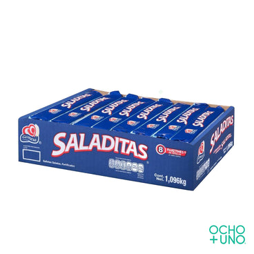 GALLETA SALADITAS 137 GRS CARTON C/8 PZAS