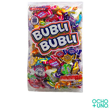 CHICLE BUBLI BUBLI SURTIDO C/100 PZAS