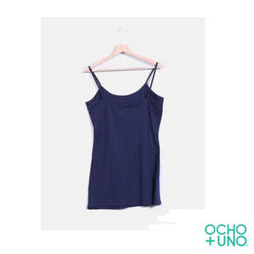 BLUSA TIRANTE COLOR AZUL MARINO