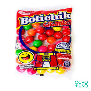 CHICLE BOLICHIK GIGANTE SURTIDO C/50 PZAS