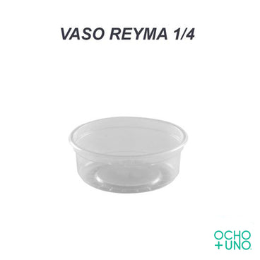 VASO REYMA 1/4 CARTON C/500 PZAS