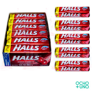 HALLS CEREZA C/12 PZAS