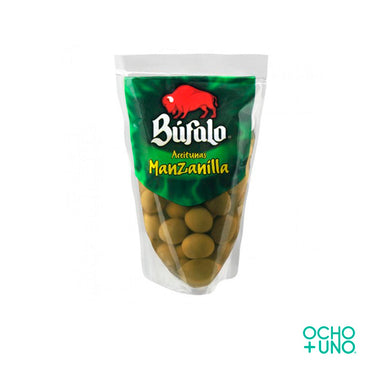 ACEITUNA BUFALO MANZANILLA EN BOLSA 190 GR