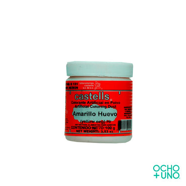 COLORANTE CASTELLS AMARILLO HUEVO 100 GR