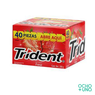 CHICLE TRIDENT FRESA C/4 PZAS