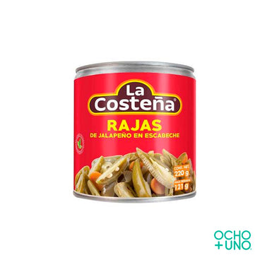 CHILES RAJAS LA COSTEÑA 220 GR